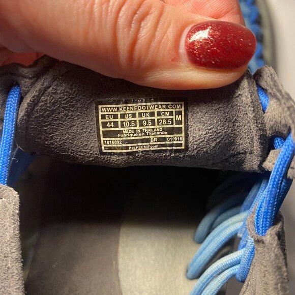 Keen Uneek Mens 10.5M Sandal Blue Aqua Paracord Bungee Outdoor Hiking Active EUC - Picture 6 of 10